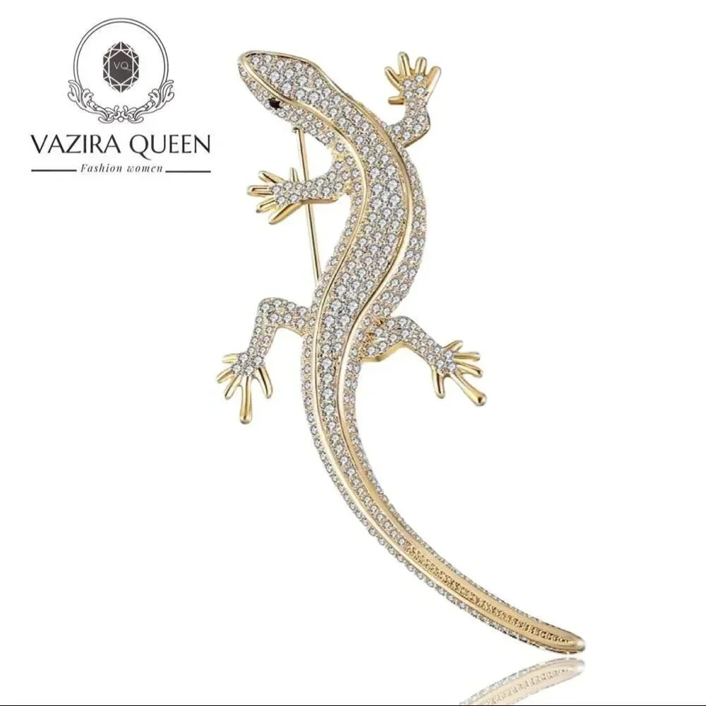 VQ Lizard Brooch - Picture 1 of 9
